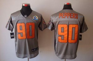 Jerseys Factory Cheap Nike Bears #90 Julius Peppers Grey Shadow
