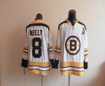 Jerseys Factory Cheap CCM Throwback Bruins #8 Cam Neely White Em