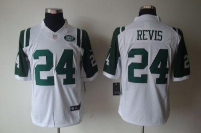 Jerseys Factory Cheap Nike Jets #24 Darrelle Revis White Men's S