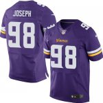 Jerseys Factory Cheap Nike Vikings #98 Linval Joseph Purple Team