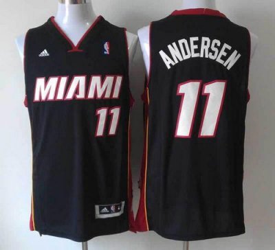 Jerseys Factory Cheap Heat #11 Chris Andersen Black Stitched NBA