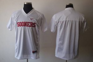 Jerseys Factory Cheap Sooners Blank White Embroidered NCAA Jerse