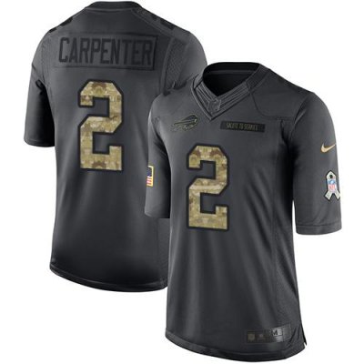 Jerseys Factory Cheap Nike Bills #2 Dan Carpenter Black Men's St