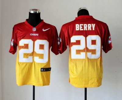 Jerseys Factory Cheap Nike Chiefs #29 Eric Berry Red/Gold Men's