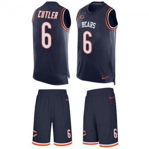 Jerseys Factory Cheap Nike Bears #6 Jay Cutler Navy Blue Team Co