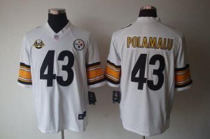 Jerseys Factory Cheap Nike Steelers #43 Troy Polamalu White With