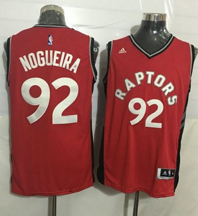 Jerseys Factory Cheap Raptors #92 Lucas Nogueira Red Stitched NB