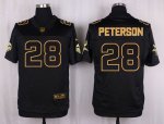 Jerseys Factory Cheap Nike Vikings #28 Adrian Peterson Black Men