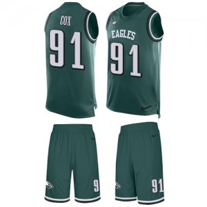 Jerseys Factory Cheap Nike Eagles #91 Fletcher Cox Midnight Gree