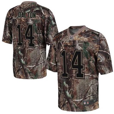 Jerseys Factory Cheap Nike Bengals #14 Andy Dalton Camo Men's Em