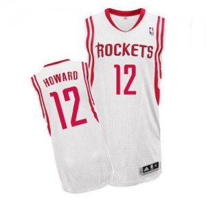 Jerseys Factory Cheap Revolution 30 Rockets #12 Dwight Howard Wh