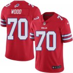 Jerseys Factory Cheap Nike Bills #70 Eric Wood Red Men's Stitche