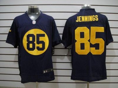 Jerseys Factory Cheap Nike Packers #85 Greg Jennings Navy Blue A