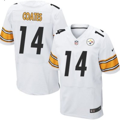 Jerseys Factory Cheap Nike Steelers #14 Sammie Coates White Men'