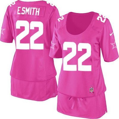 Jerseys Factory Cheap Nike Cowboys #22 Emmitt Smith Pink Women's