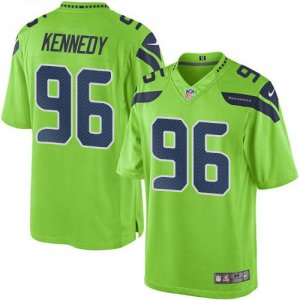 Jerseys Factory Cheap Nike Seahawks #96 Cortez Kennedy Green Men