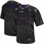 Jerseys Factory Cheap Nike Ravens #52 Ray Lewis New Lights Out B