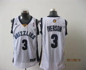 Jerseys Factory Cheap Grizzlies #3 Allen Iverson White Revolutio