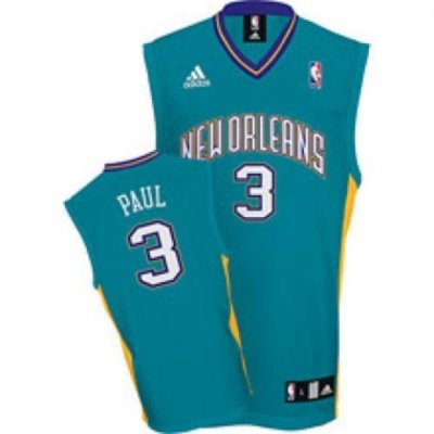 Jerseys Factory Cheap Hornets #3 Chris Paul Stitched Green NBA J