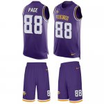 Jerseys Factory Cheap Nike Vikings #88 Alan Page Purple Team Col