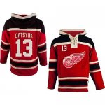 Jerseys Factory Cheap Red Wings #13 Pavel Datsyuk Red Sawyer Hoo