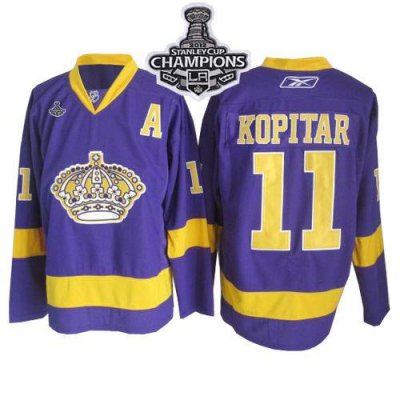 Jerseys Factory Cheap Kings #11 Anze Kopitar 2012 Stanley Cup Ch