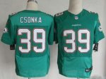 Jerseys Factory Cheap Nike Dolphins #39 Larry Csonka Aqua Green