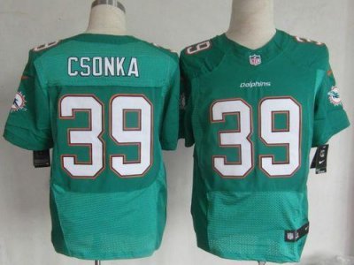 Jerseys Factory Cheap Nike Dolphins #39 Larry Csonka Aqua Green