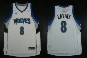Jerseys Factory Cheap Timberwolves #8 Zach LaVine White Home Sti