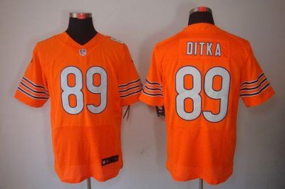 Jerseys Factory Cheap Nike Bears #89 Mike Ditka Orange Alternate