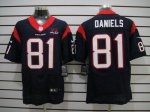 Jerseys Factory Cheap Nike Texans #81 Owen Daniels Navy Blue Tea