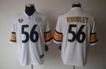 Jerseys Factory Cheap Nike Steelers #56 LaMarr Woodley White Wit