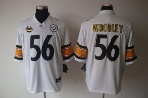Jerseys Factory Cheap Nike Steelers #56 LaMarr Woodley White Wit
