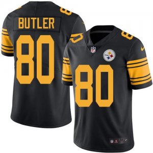 Jerseys Factory Cheap Nike Steelers #80 Jack Butler Black Men's