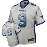 Jerseys Factory Cheap Nike Cowboys #9 Tony Romo Grey Men's Embro