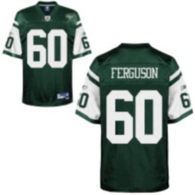 Jerseys Factory Cheap Jets #60 D'Brickashaw Ferguson Green Stitc