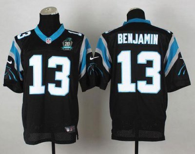 Jerseys Factory Cheap Nike Panthers #13 Kelvin Benjamin Black Te