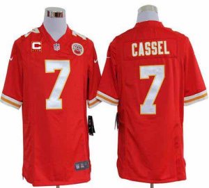 Jerseys Factory Cheap Nike Chiefs #7 Matt Cassel Red Team Color