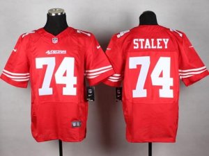 Jerseys Factory Cheap Nike 49ers #74 Joe Staley Red Team Color M