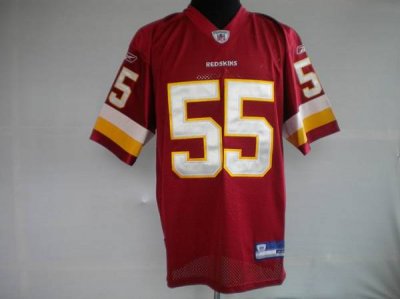 Jerseys Factory Cheap Redskins #55 Jason Taylor Stitched Red NFL