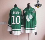 Jerseys Factory Cheap Blackhawks St Patty's Day #10 Patrick Shar