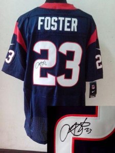 Jerseys Factory Cheap Nike Texans #23 Arian Foster Navy Blue Tea
