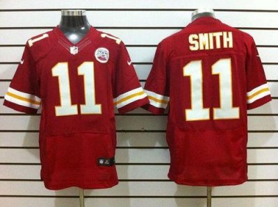 Jerseys Factory Cheap Nike Chiefs #11 Alex Smith Red Team Color