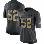 Jerseys Factory Cheap Nike Ravens #52 Ray Lewis Black Men's Stit