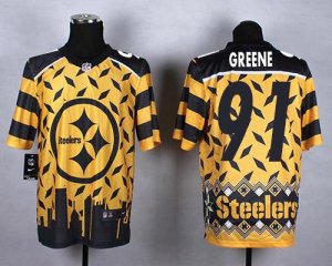 Jerseys Factory Cheap Nike Steelers #91 Kevin Greene Gold Men's
