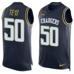 Jerseys Factory Cheap Nike Chargers #50 Manti Te'o Navy Blue Tea