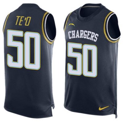 Jerseys Factory Cheap Nike Chargers #50 Manti Te'o Navy Blue Tea