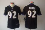 Jerseys Factory Cheap Nike Ravens #92 Haloti Ngata Black Alterna
