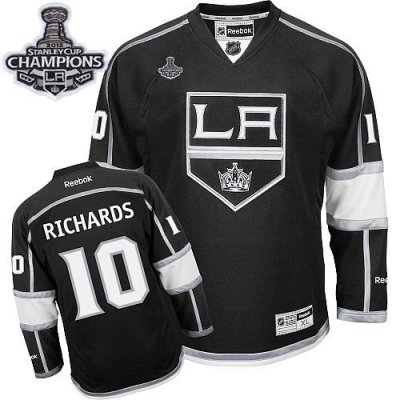 Jerseys Factory Cheap Kings #10 Mike Richards 2012 Stanley Cup C
