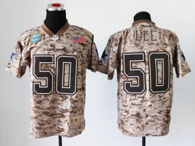 Jerseys Factory Cheap Nike Cowboys #50 Sean Lee Camo Men's Stitc
